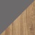антрацит / дуб канзас 