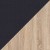 чорний графіт / Дуб Сонома 