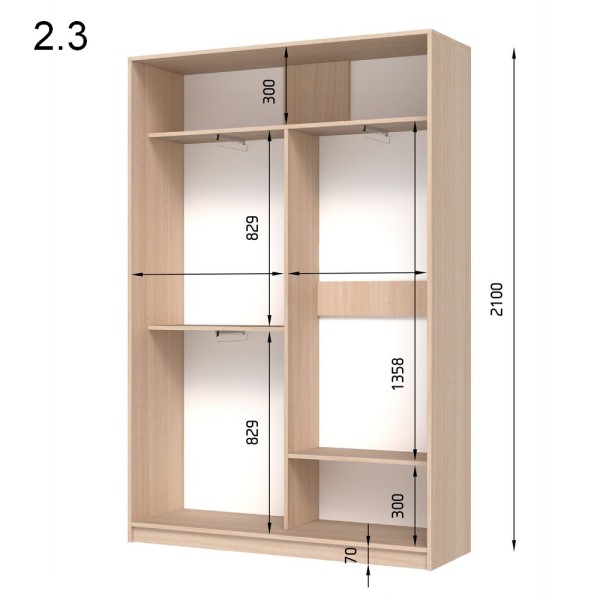 Шафа-купе E-line арт 898890