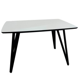 Прямокутний стіл HPL Основа Стріли Arrows (Кашемір сірий)