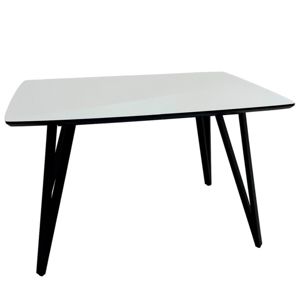 Прямокутний стіл HPL Основа Стріли Arrows (Кашемір сірий) — елегантний вибір для вашого інтер'єру