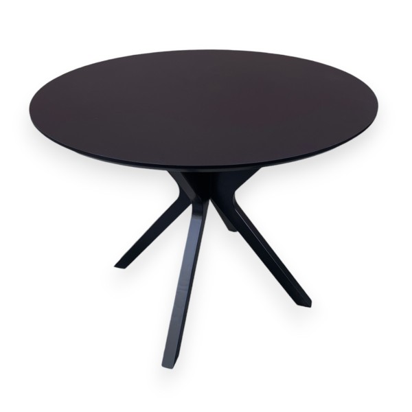 Обідній круглий стіл з HPL NEO (Чорний) – Ідеальний вибір для вашого інтер'єру