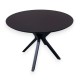 Обідній круглий стіл з HPL NEO (Чорний) – Ідеальний вибір для вашого інтер'єру