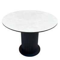 Круглий стіл HPL Циліндр з нагелів на пластині (Arpa MIKA 3328)