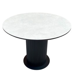 Круглий стіл HPL Циліндр з нагелів на пластині (Arpa MIKA 3328)