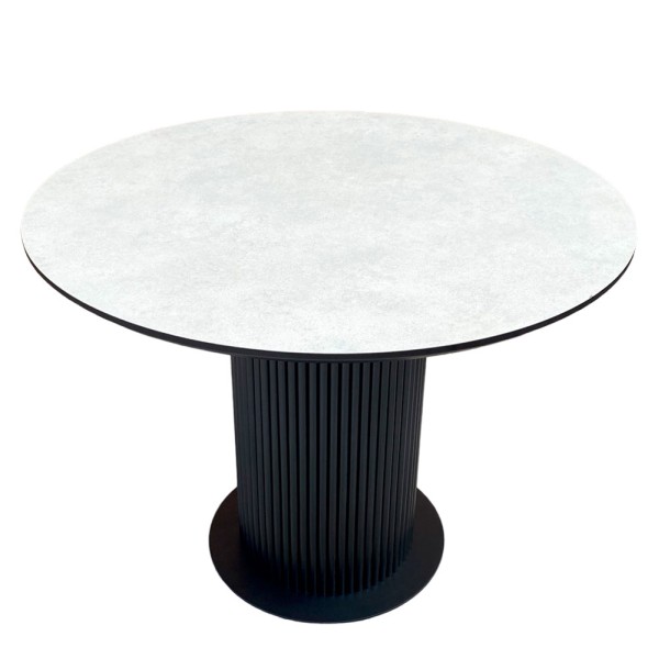 Круглий стіл HPL Циліндр з нагелів на пластині (Arpa MIKA 3328)