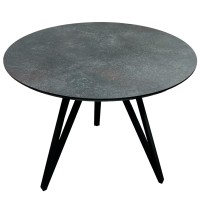 Круглий стіл HPL Arrows (Граніт верчеллі антрацит)