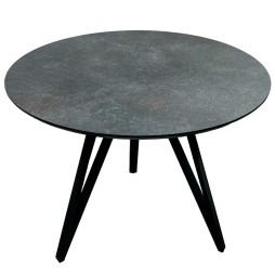 Круглий стіл HPL Arrows (Граніт верчеллі антрацит)