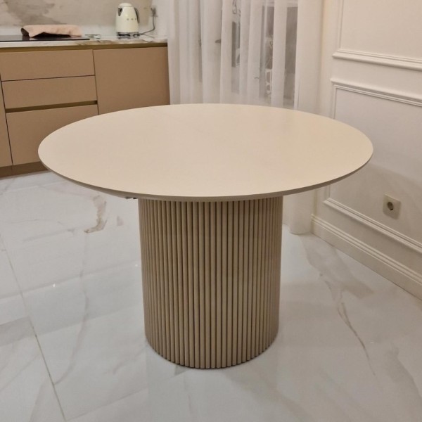 Круглий розкладний стіл HPL Циліндр з нагелів (Arpa 0737 ERRE)