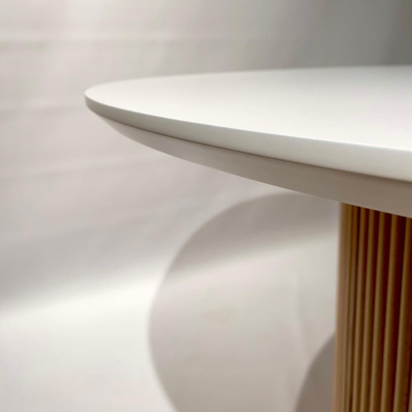 Круглий розкладний стіл HPL Циліндр з нагелів (Arpa 0249 ERRE)