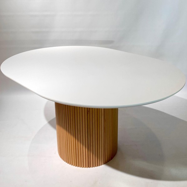 Круглий розкладний стіл HPL Циліндр з нагелів (Arpa 0249 ERRE)