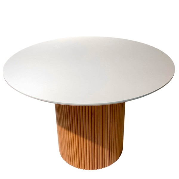 Круглий розкладний стіл HPL Циліндр з нагелів (Arpa 0249 ERRE)