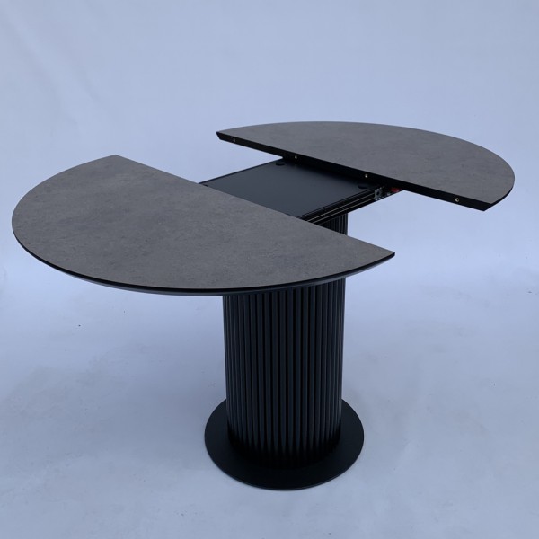 Круглий розкладний стіл HPL Циліндр з нагелів на пластині (Arpa 3324 MIKA)