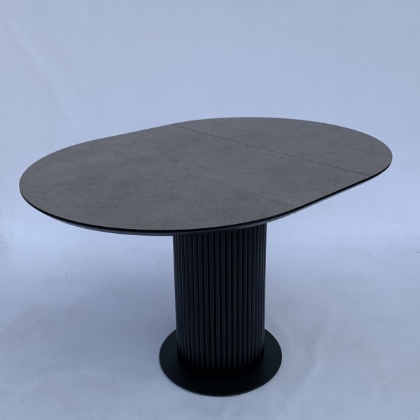 Круглий розкладний стіл HPL Циліндр з нагелів на пластині (Arpa 3324 MIKA)