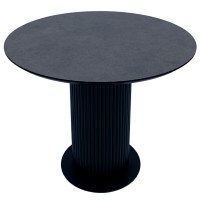 Круглий розкладний стіл HPL Циліндр з нагелів на пластині (Arpa 3324 MIKA)