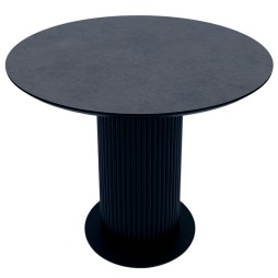 Круглий розкладний стіл HPL Циліндр з нагелів на пластині (Arpa 3324 MIKA)