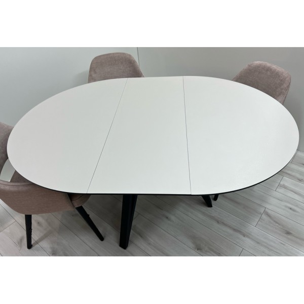 Розкладний круглий стіл HPL Три стріли Arrows (Кашемір сірий)