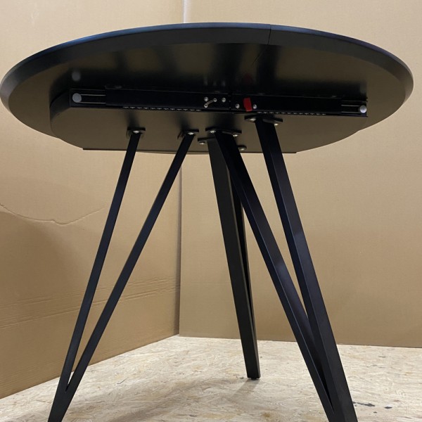 Розкладний круглий стіл HPL Три стріли Arrows (Білий преміум)