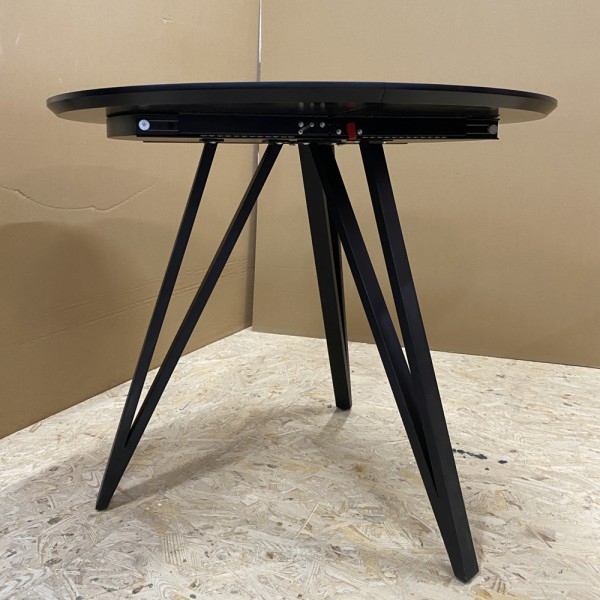 Розкладний круглий стіл HPL Три стріли Arrows (Білий преміум)