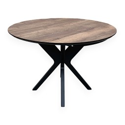 Аозкладний круглий стіл HPL NEO (Дуб галіфакс олово)