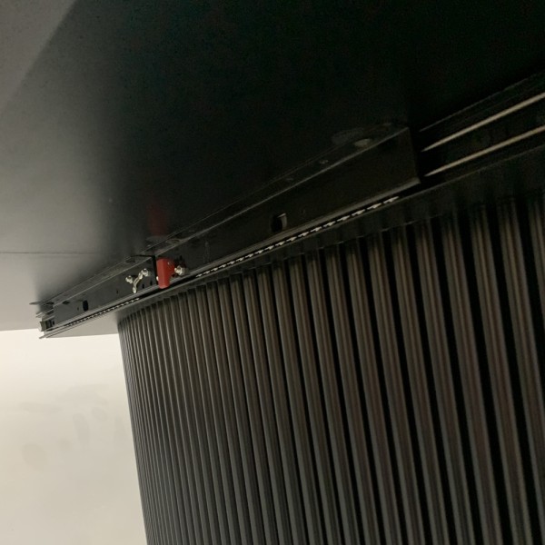 Розкладний прямокутний стіл HPL з мармуром Чиполліно сірий