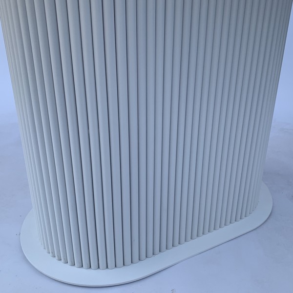 Розкладний овальний стіл HPL (Мармур Леванто білий)