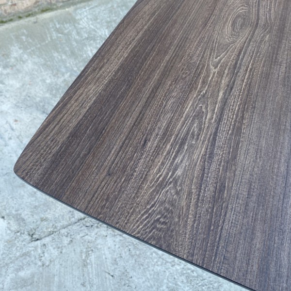 Розкладний стіл HPL з овальною основою для кухні