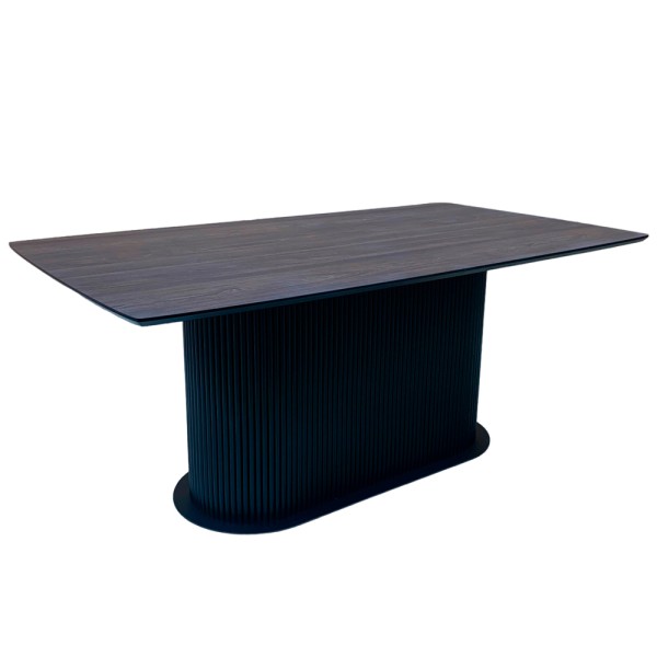 Розкладний стіл HPL з овальною основою для кухні