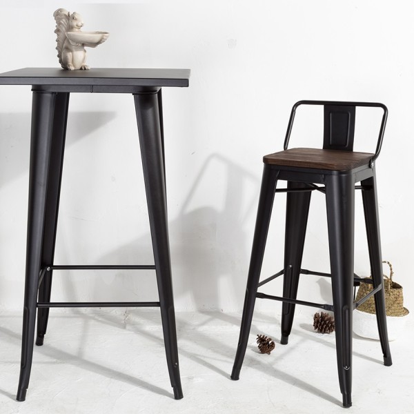 Стілець барний високий Толікс Back W – Класичний стиль та зручність