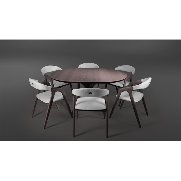 Стіл Doppio – Стильний круглий стіл для кухні та кафе