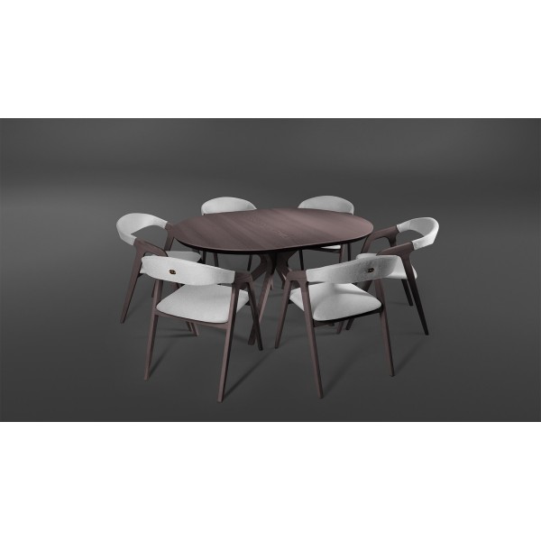 Стіл Doppio – Стильний круглий стіл для кухні та кафе