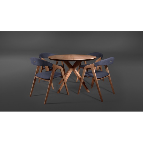 Стіл Doppio – Стильний круглий стіл для кухні та кафе