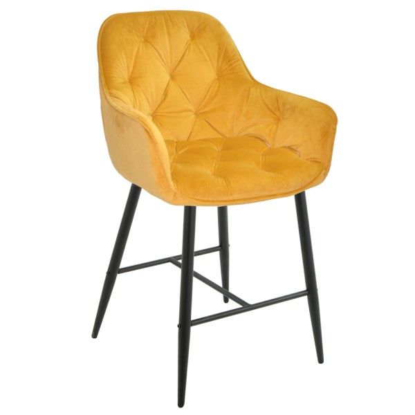 Напівбарний стілець Nora black - стиль та комфорт для вашого інтер'єру