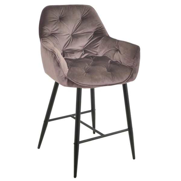 Напівбарний стілець Nora black - стиль та комфорт для вашого інтер'єру