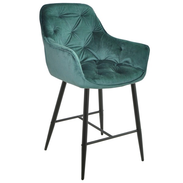 Напівбарний стілець Nora black - стиль та комфорт для вашого інтер'єру