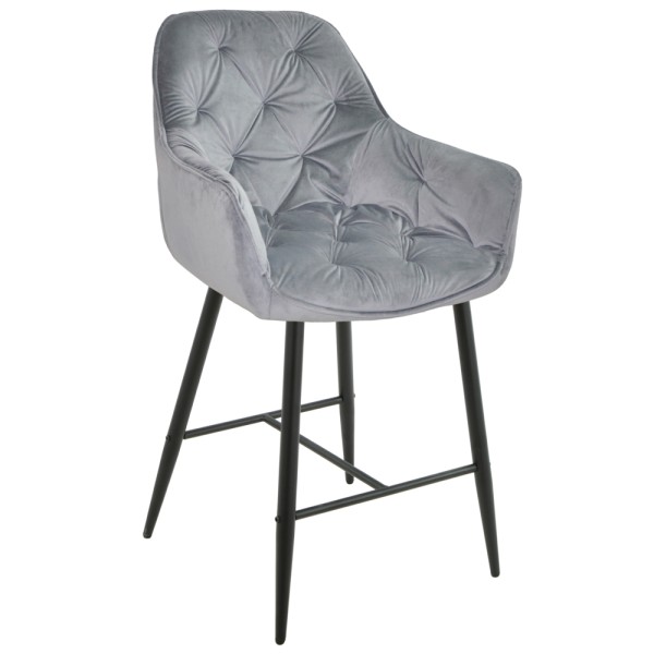 Напівбарний стілець Nora black - стиль та комфорт для вашого інтер'єру