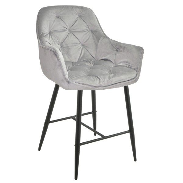 Напівбарний стілець Nora black - стиль та комфорт для вашого інтер'єру