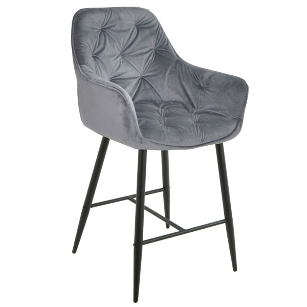 Напівбарний стілець Nora black - стиль та комфорт для вашого інтер'єру