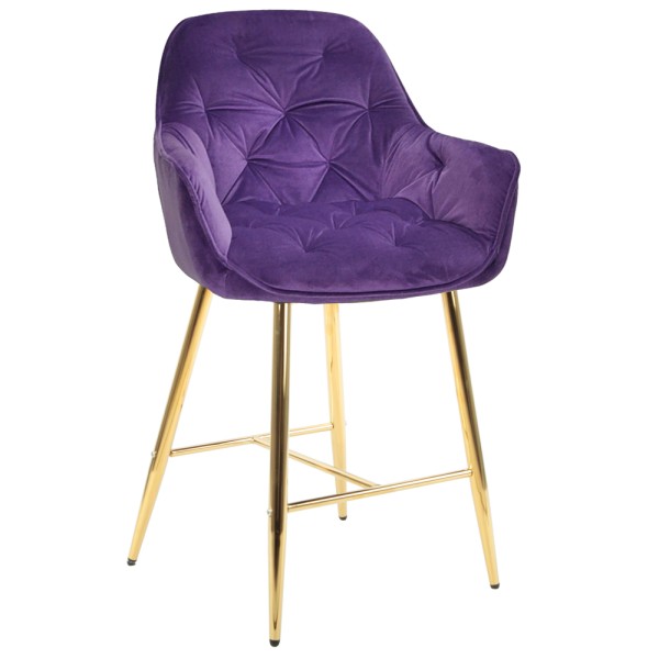 Напівбарний стілець Nora gold — зручність та стиль для будь-якого інтер'єру