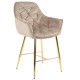 Напівбарний стілець Nora gold — зручність та стиль для будь-якого інтер'єру