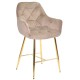 Напівбарний стілець Nora gold — зручність та стиль для будь-якого інтер'єру
