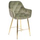 Напівбарний стілець Nora gold — зручність та стиль для будь-якого інтер'єру