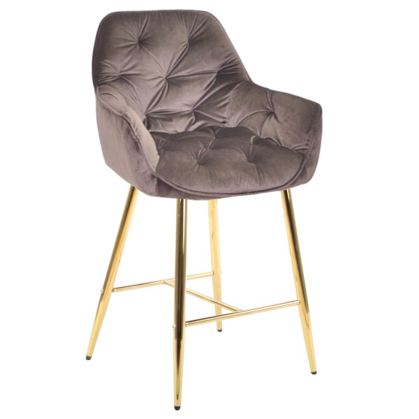 Напівбарний стілець Nora gold — зручність та стиль для будь-якого інтер'єру