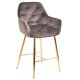 Напівбарний стілець Nora gold — зручність та стиль для будь-якого інтер'єру