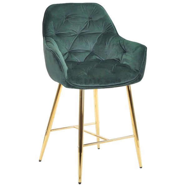Напівбарний стілець Nora gold — зручність та стиль для будь-якого інтер'єру