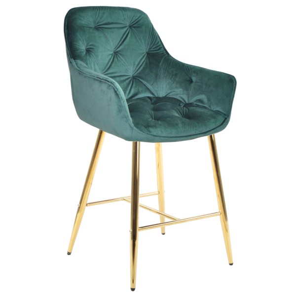 Напівбарний стілець Nora gold — зручність та стиль для будь-якого інтер'єру