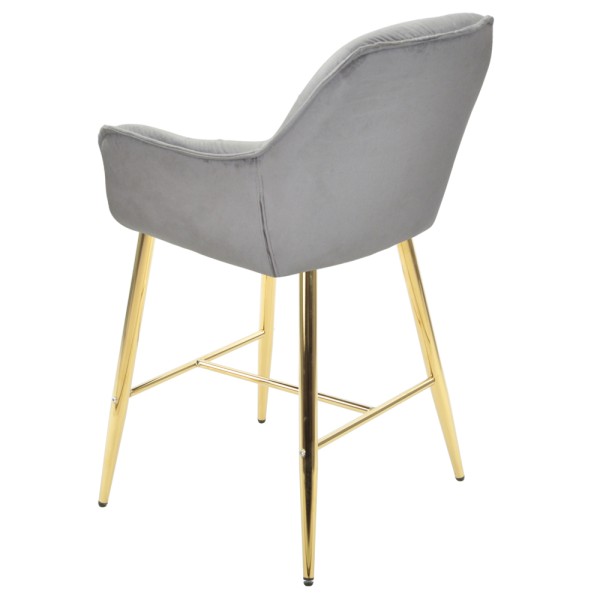 Напівбарний стілець Nora gold — зручність та стиль для будь-якого інтер'єру