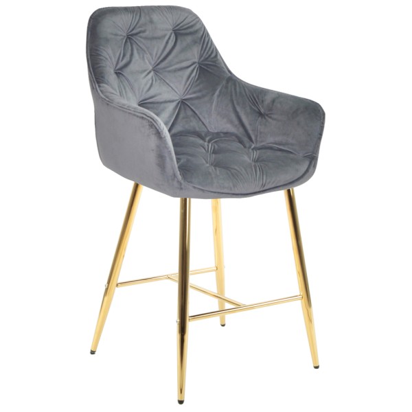 Напівбарний стілець Nora gold — зручність та стиль для будь-якого інтер'єру