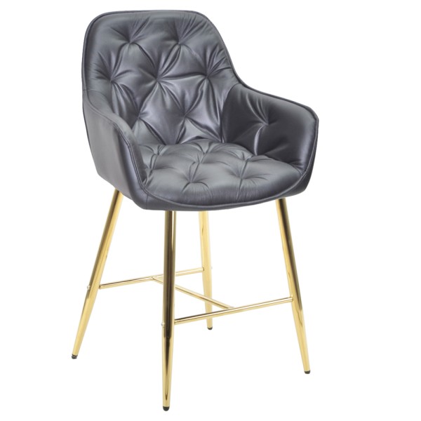 Напівбарний стілець Nora gold — зручність та стиль для будь-якого інтер'єру