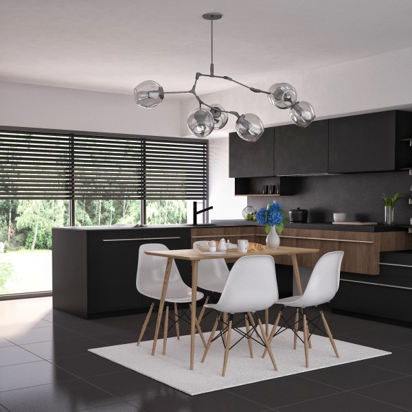 Стіл Venator – сучасний дерев'яний стіл для кухні та кафе